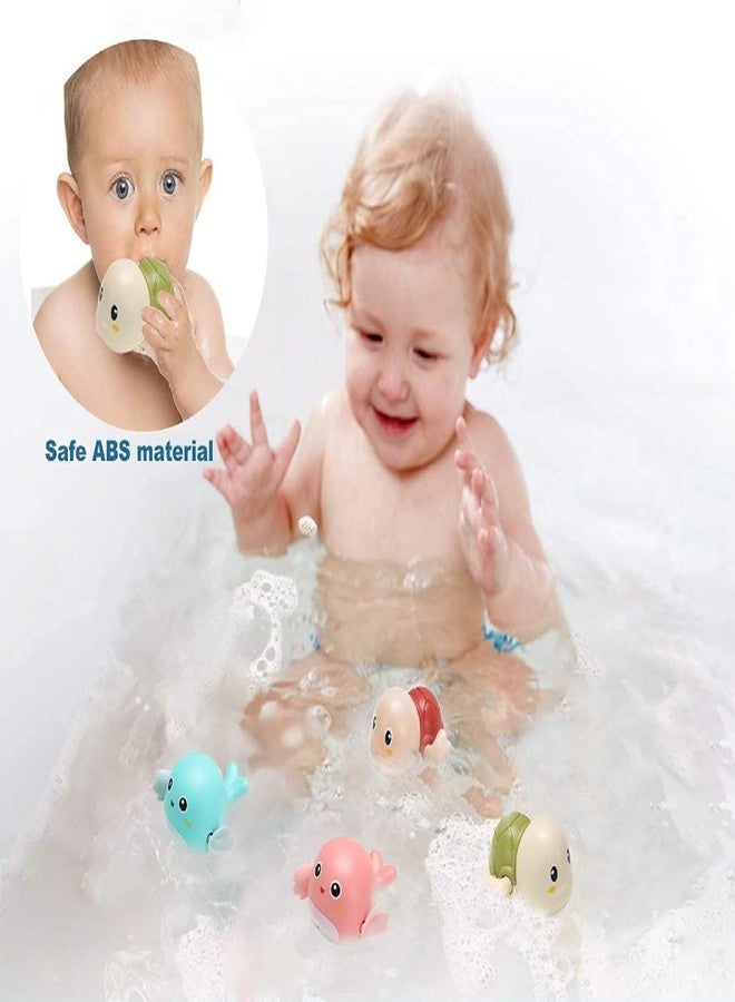 NELSTRAB:- Swimming Penguin Bath Toy/Toddlers Swimming Floating Playing Toy in Bathroom Beach Pool/Colorful Water Toys for Girls & Boys - (Multi Color)(3+ Months Up)(Pack of 3) - Image 3